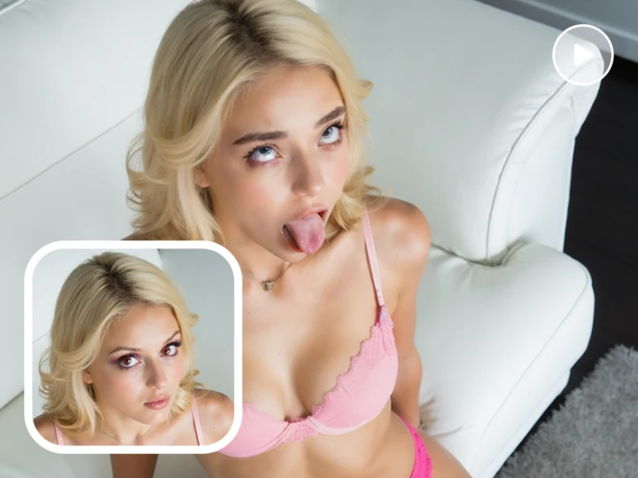 Ahegao transformation example 1