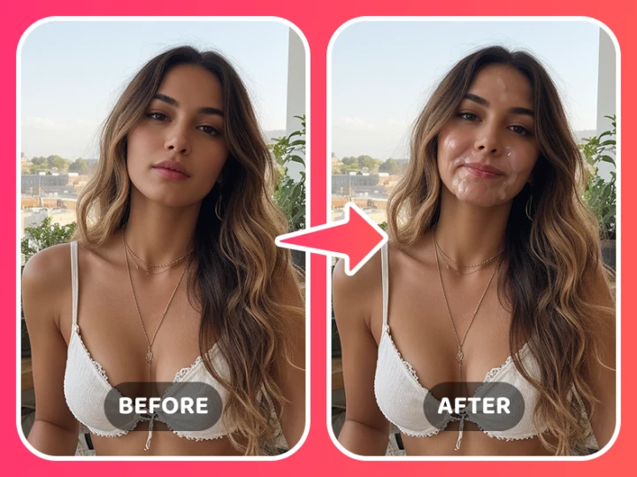 Cum face transformation example 1