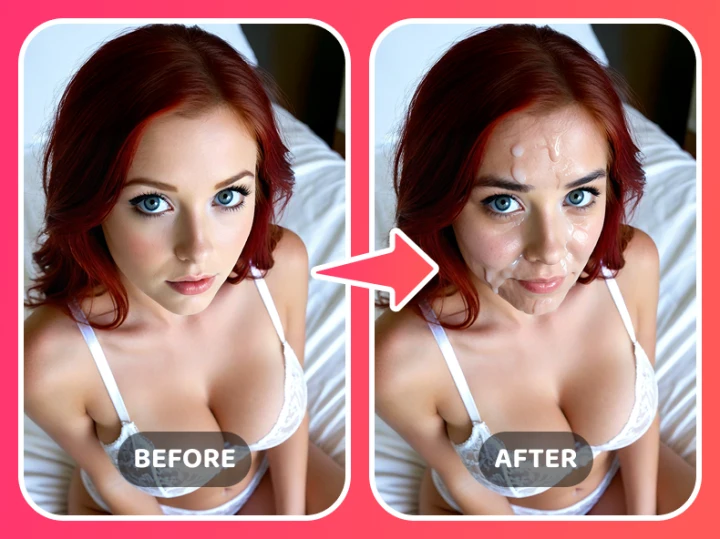 Cum face transformation example 3