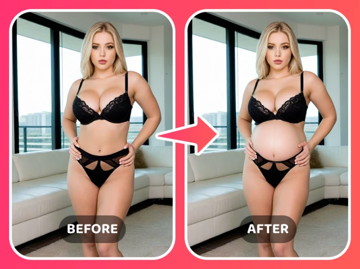 Pregnant transformation example 3